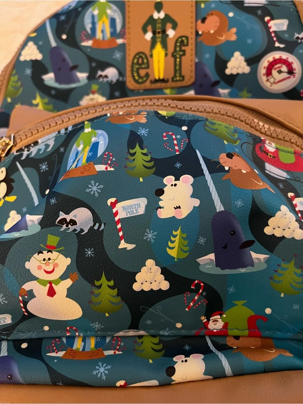 Elf Illustrated North Pole Mini Backpack